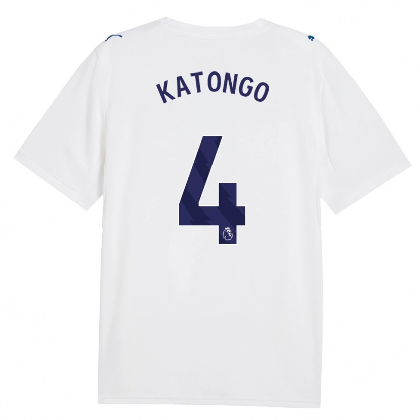 Danxen Mujer Camiseta Jadel Katongo #4 Azulmarino Blanco Equipación Tercera 2026/27 La Camisa México