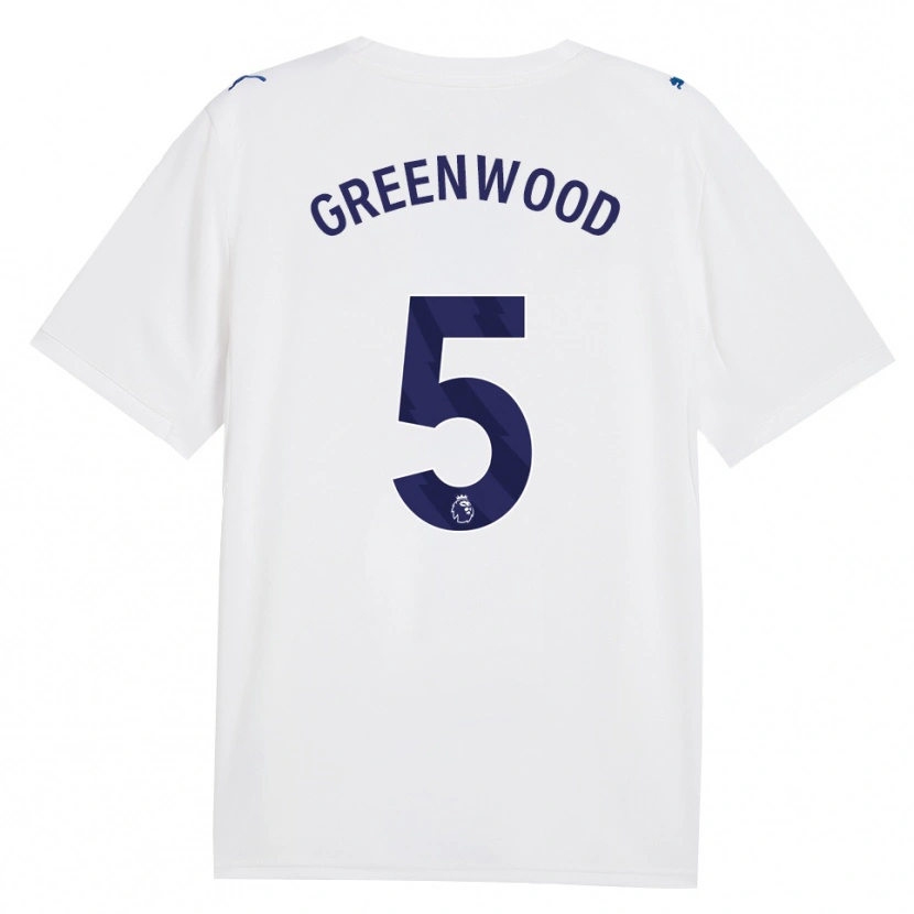 Danxen Mujer Camiseta Alex Greenwood #5 Azulmarino Blanco Equipación Tercera 2026/27 La Camisa México