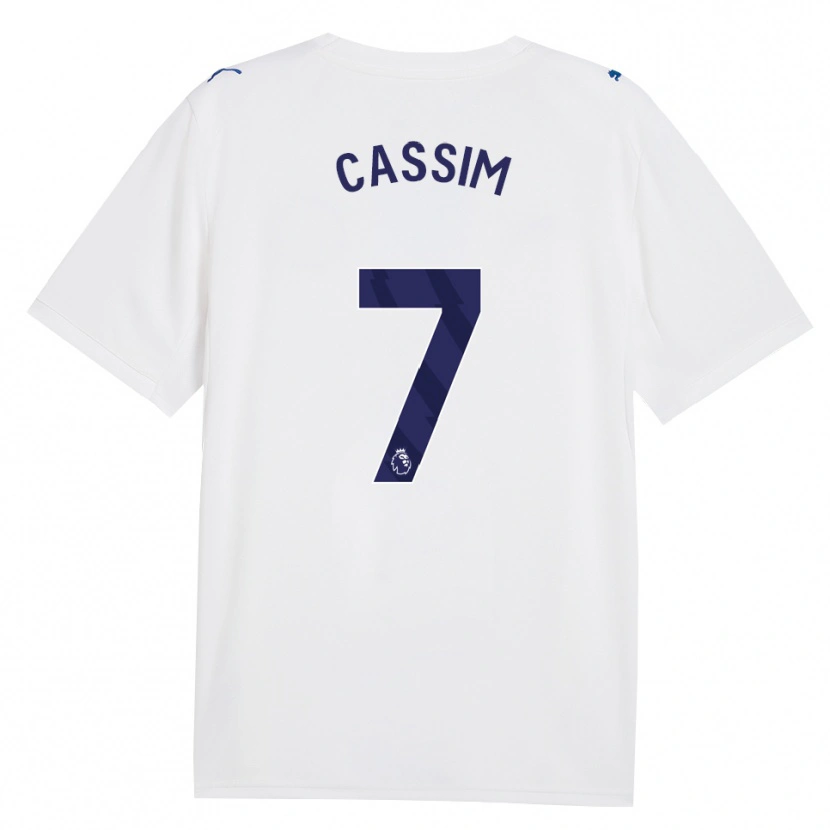 Danxen Mujer Camiseta Karim Cassim #7 Azulmarino Blanco Equipación Tercera 2026/27 La Camisa México