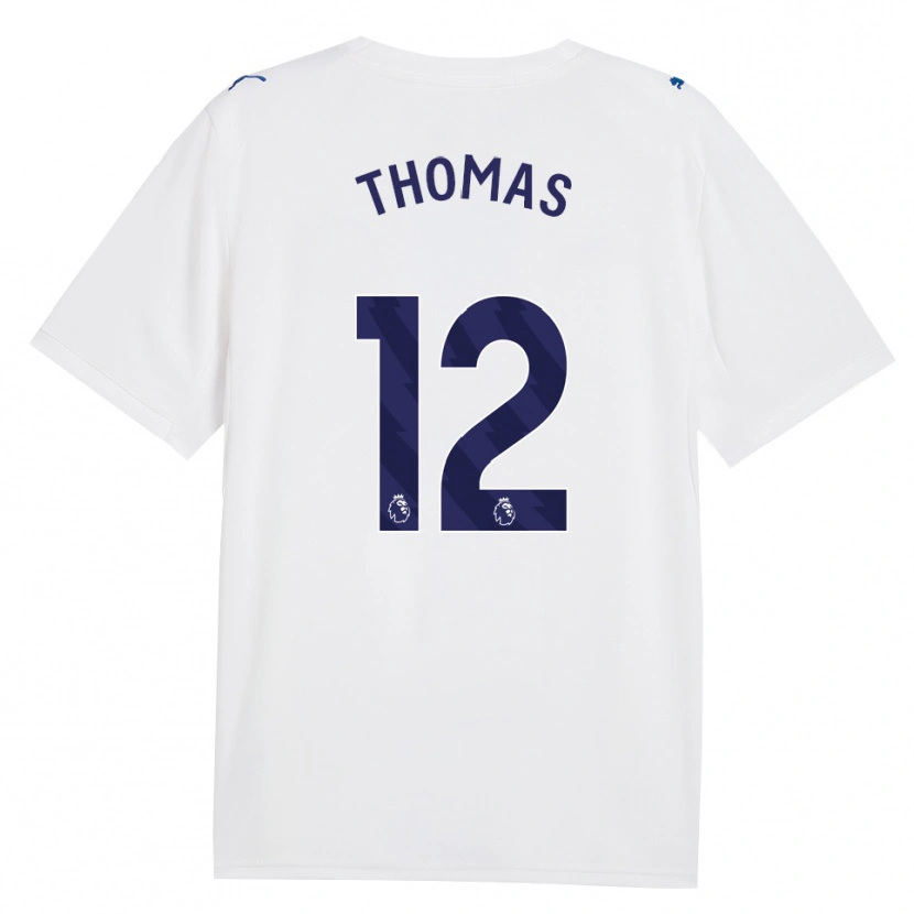 Danxen Mujer Camiseta Rhys Thomas #12 Azulmarino Blanco Equipación Tercera 2026/27 La Camisa México