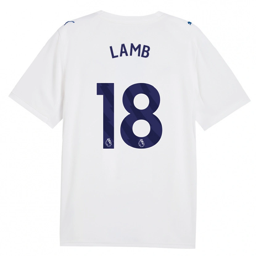 Danxen Mujer Camiseta Teddie Lamb #18 Azulmarino Blanco Equipación Tercera 2026/27 La Camisa México