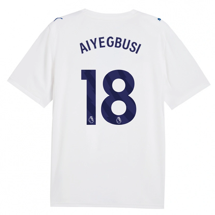 Danxen Mujer Camiseta Tirenioluwa Aiyegbusi #18 Azulmarino Blanco Equipación Tercera 2026/27 La Camisa México