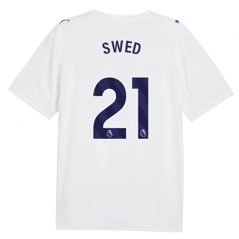 Danxen Mujer Camiseta Hamza Swed #21 Azulmarino Blanco Equipación Tercera 2026/27 La Camisa México