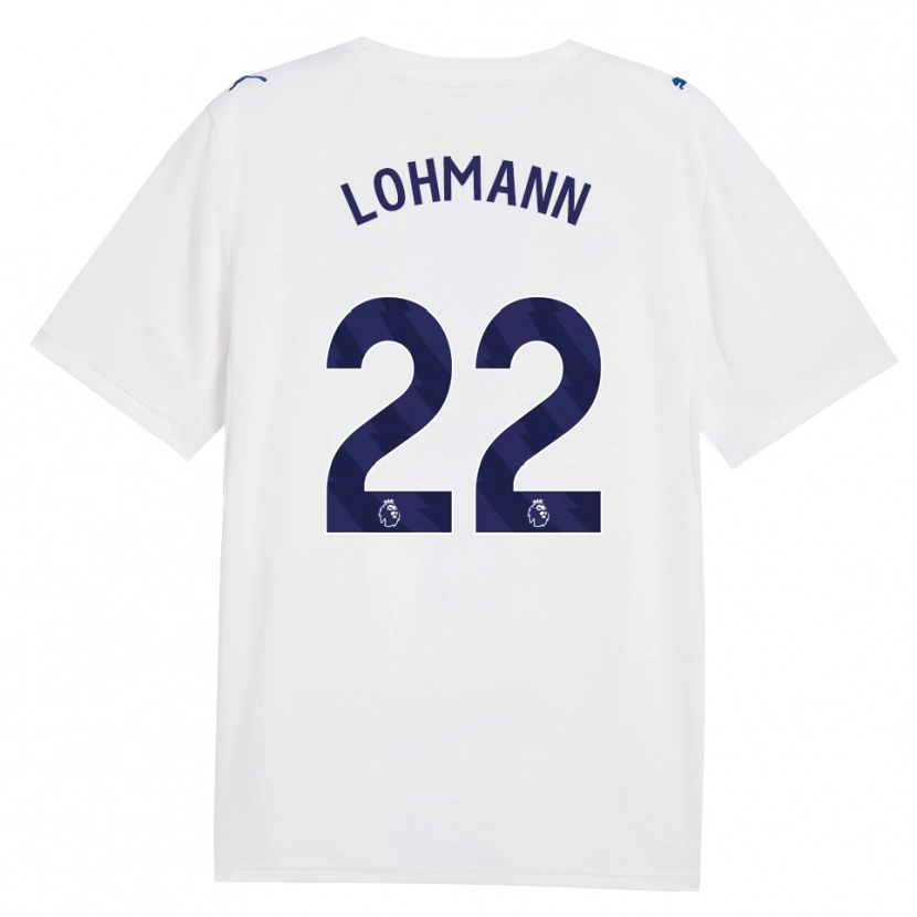 Danxen Mujer Camiseta Sydney Lohmann #22 Azulmarino Blanco Equipación Tercera 2026/27 La Camisa México