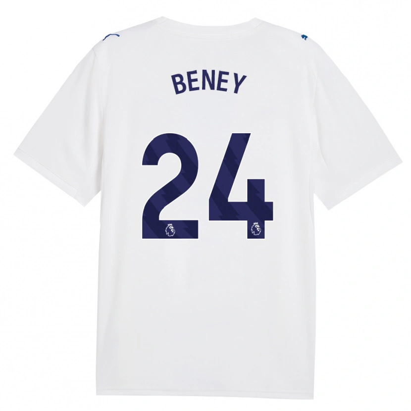 Danxen Mujer Camiseta Iman Beney #24 Azulmarino Blanco Equipación Tercera 2026/27 La Camisa México
