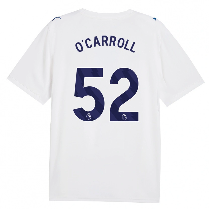 Danxen Mujer Camiseta Eve O'carroll #52 Azulmarino Blanco Equipación Tercera 2026/27 La Camisa México