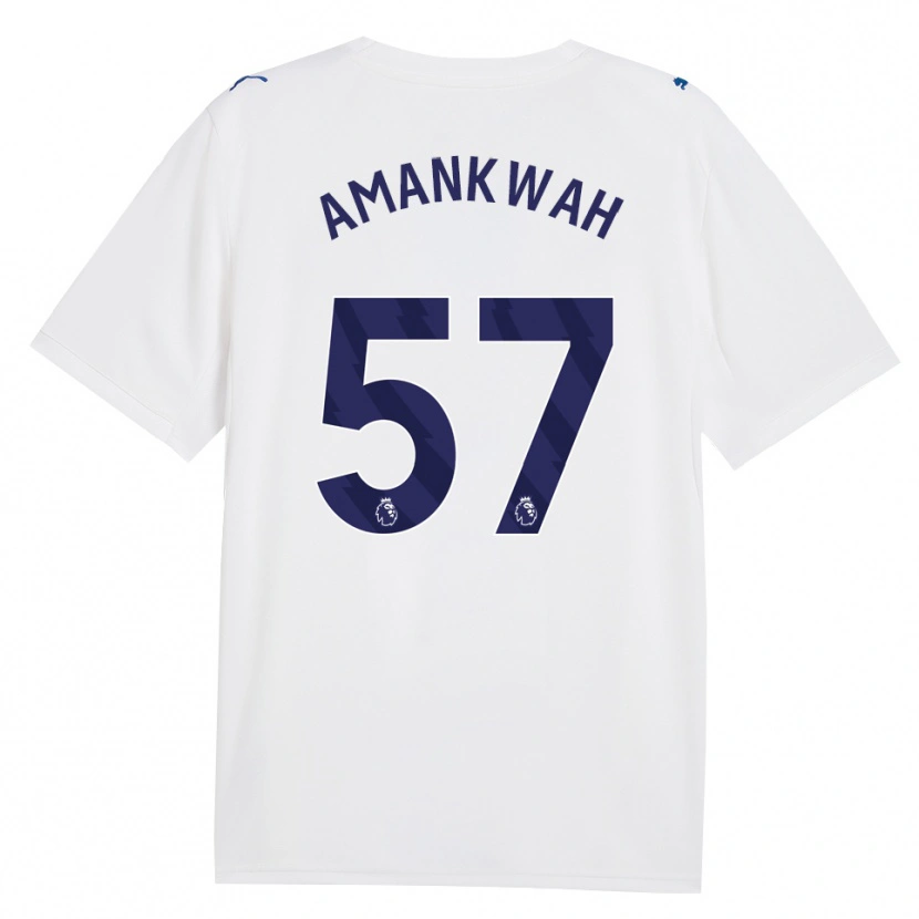 Danxen Mujer Camiseta Yeboah Amankwah #57 Azulmarino Blanco Equipación Tercera 2026/27 La Camisa México