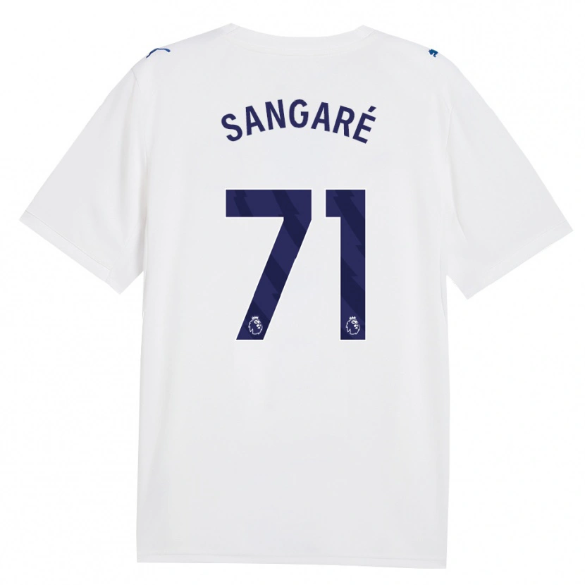 Danxen Mujer Camiseta Mahamadou Sangaré #71 Azulmarino Blanco Equipación Tercera 2026/27 La Camisa México