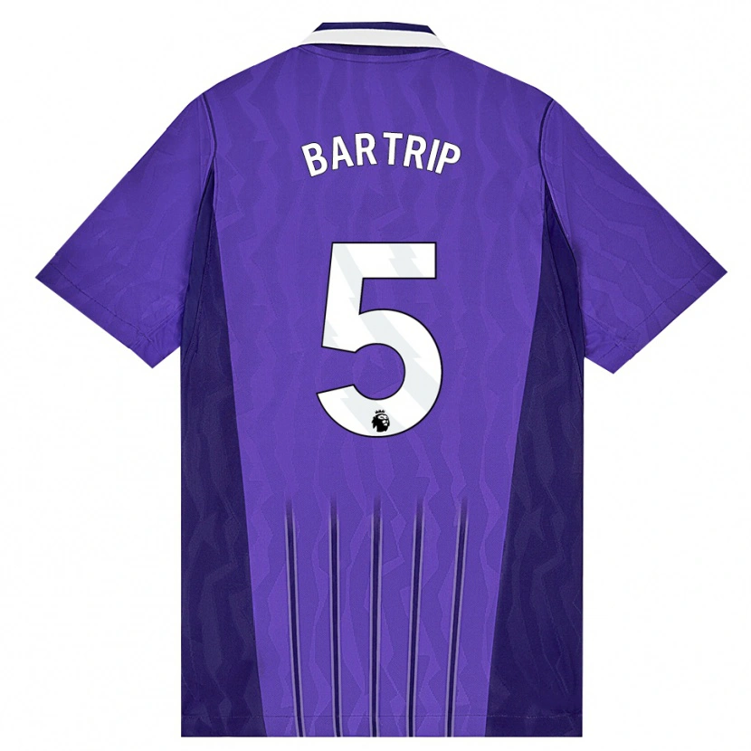 Danxen Mujer Camiseta Molly Bartrip #5 Púrpura Blanco Equipación Tercera 2026/27 La Camisa México