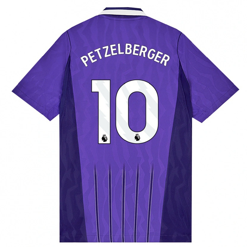 Danxen Mujer Camiseta Ramona Petzelberger #10 Púrpura Blanco Equipación Tercera 2026/27 La Camisa México