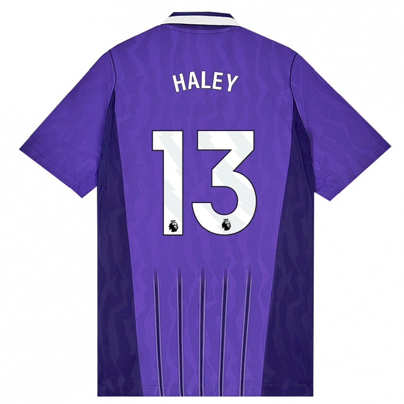 Danxen Mujer Camiseta Micah Haley #13 Púrpura Blanco Equipación Tercera 2026/27 La Camisa México