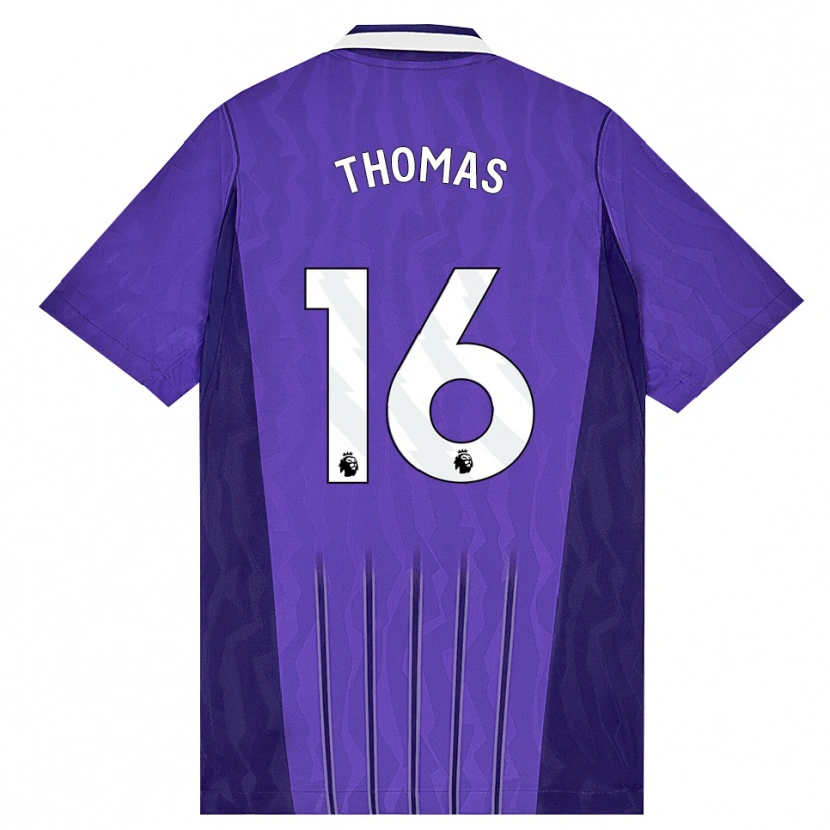 Danxen Mujer Camiseta Cameron Thomas #16 Púrpura Blanco Equipación Tercera 2026/27 La Camisa México
