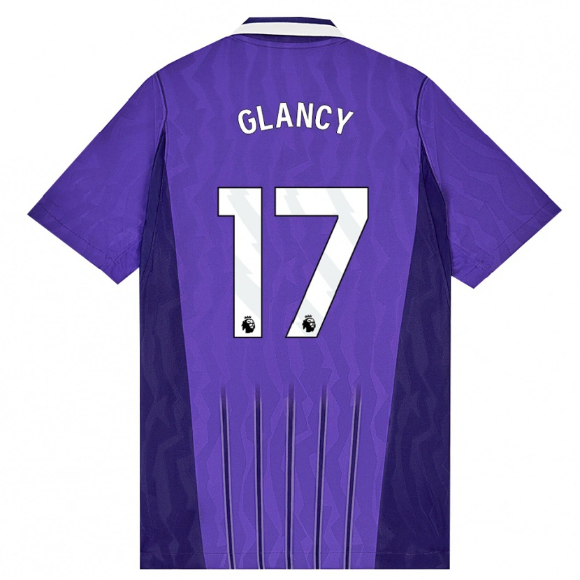 Danxen Mujer Camiseta Conall Glancy #17 Púrpura Blanco Equipación Tercera 2026/27 La Camisa México