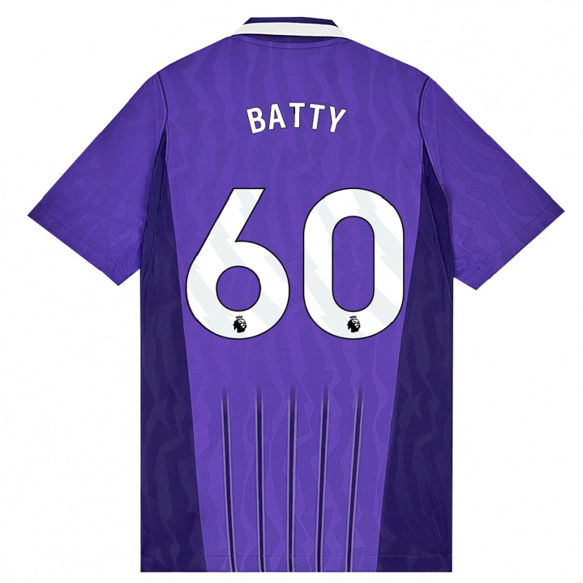 Danxen Mujer Camiseta Dan Batty #60 Púrpura Blanco Equipación Tercera 2026/27 La Camisa México