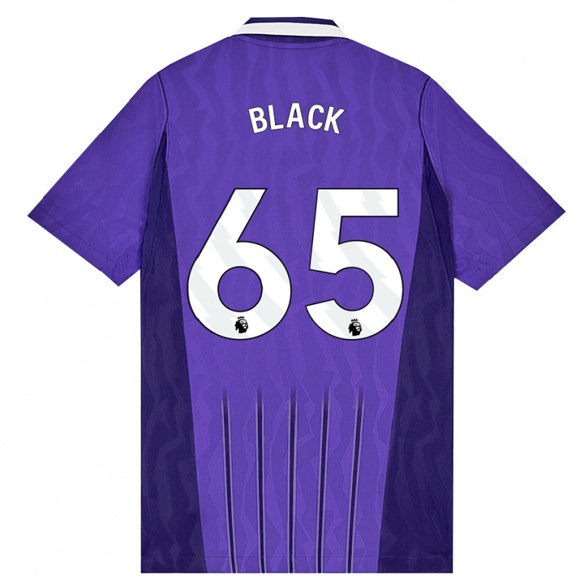 Danxen Mujer Camiseta Leo Black #65 Púrpura Blanco Equipación Tercera 2026/27 La Camisa México