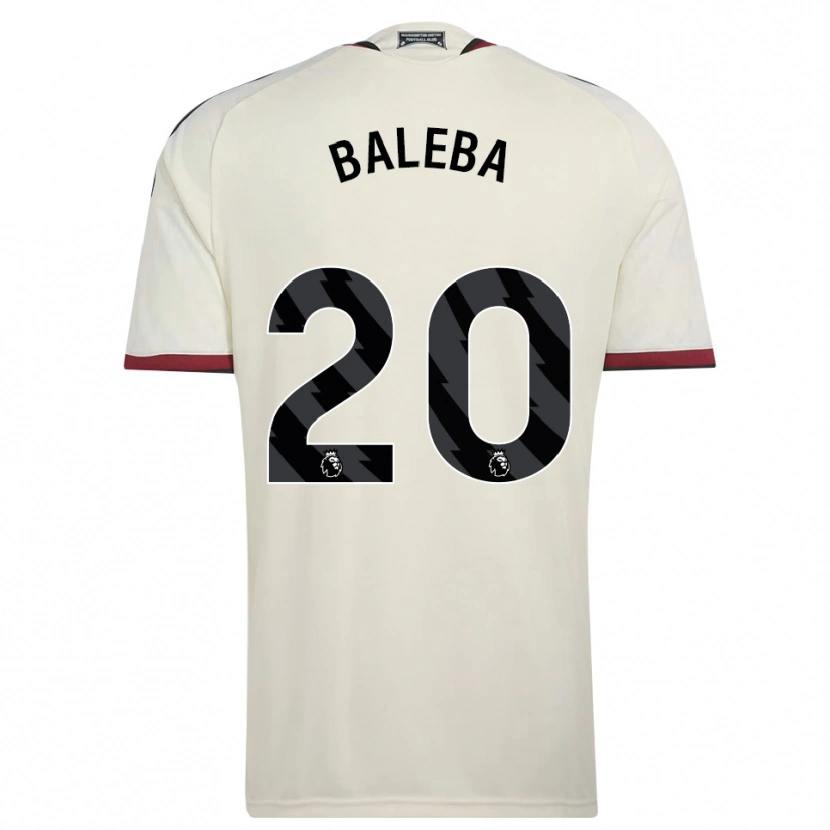 Danxen Mujer Camiseta Carlos Baleba #20 Beige Negro Rojo Equipación Tercera 2026/27 La Camisa México