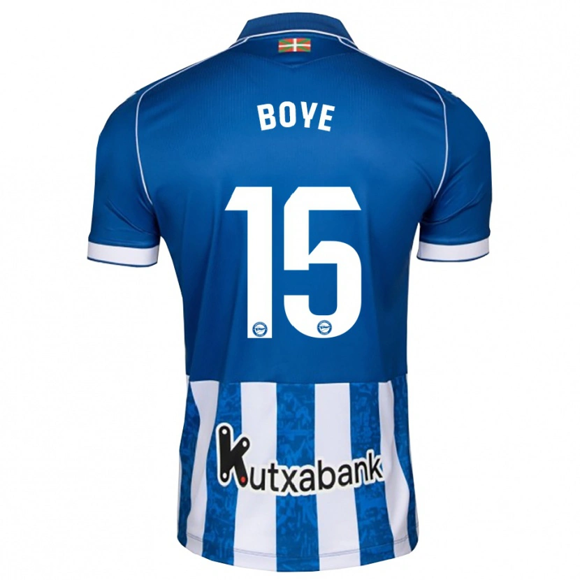 Danxen Niño Camiseta Lucas Boyé #15 Azul Blanco Negro 1ª Equipación 2026/27 La Camisa México