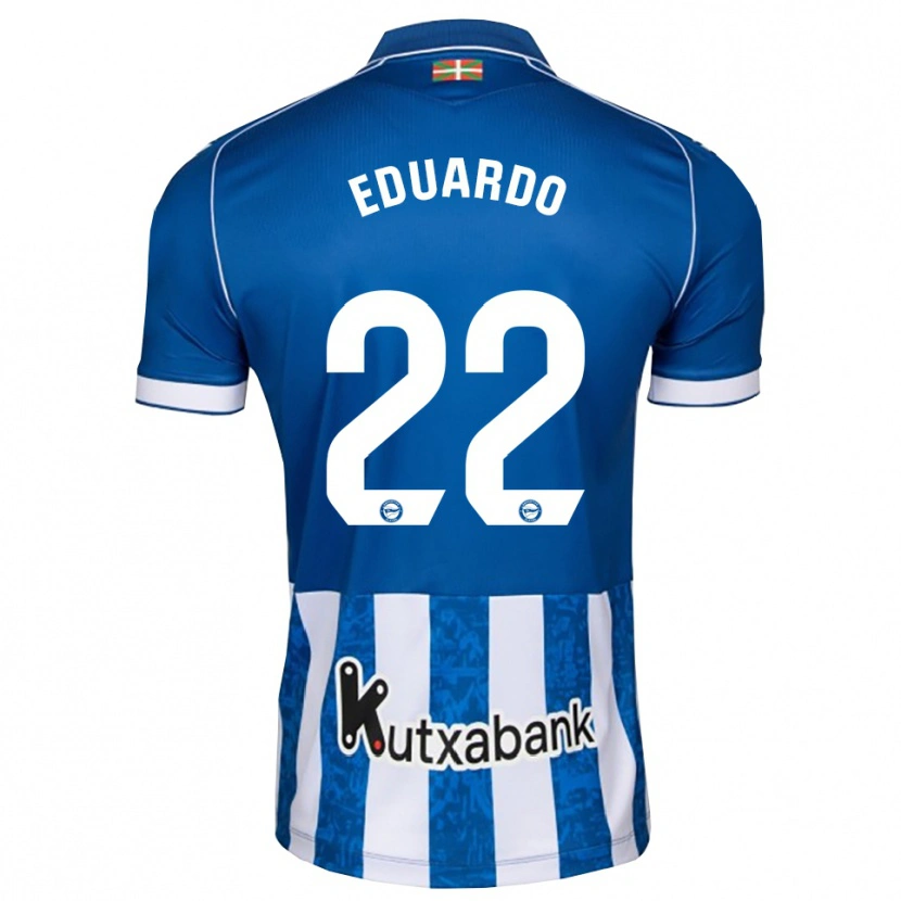 Danxen Niño Camiseta Eduardo Fontana #22 Azul Blanco Negro 1ª Equipación 2026/27 La Camisa México