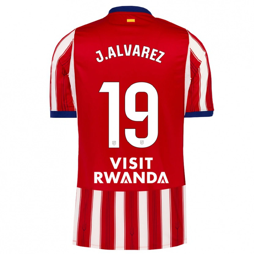 Danxen Niño Camiseta Julián Alvarez #19 Azul Real Rojo Blanco 1ª Equipación 2026/27 La Camisa México