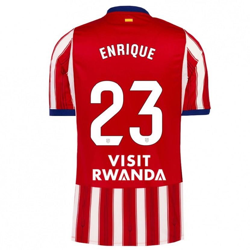 Danxen Niño Camiseta Gustavo Enrique #23 Azul Real Rojo Blanco 1ª Equipación 2026/27 La Camisa México