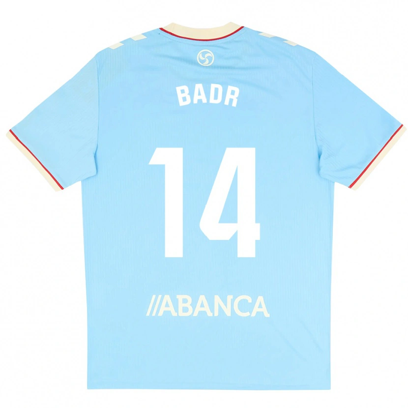 Danxen Niño Camiseta Mahmoud Badr #14 Azul Cielo Blanco Rojo 1ª Equipación 2026/27 La Camisa México