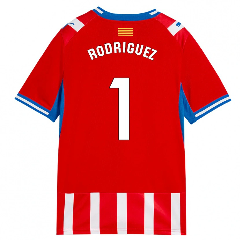 Danxen Niño Camiseta Maria Rodríguez #1 Rojo Blanco Azul Cielo 1ª Equipación 2026/27 La Camisa México