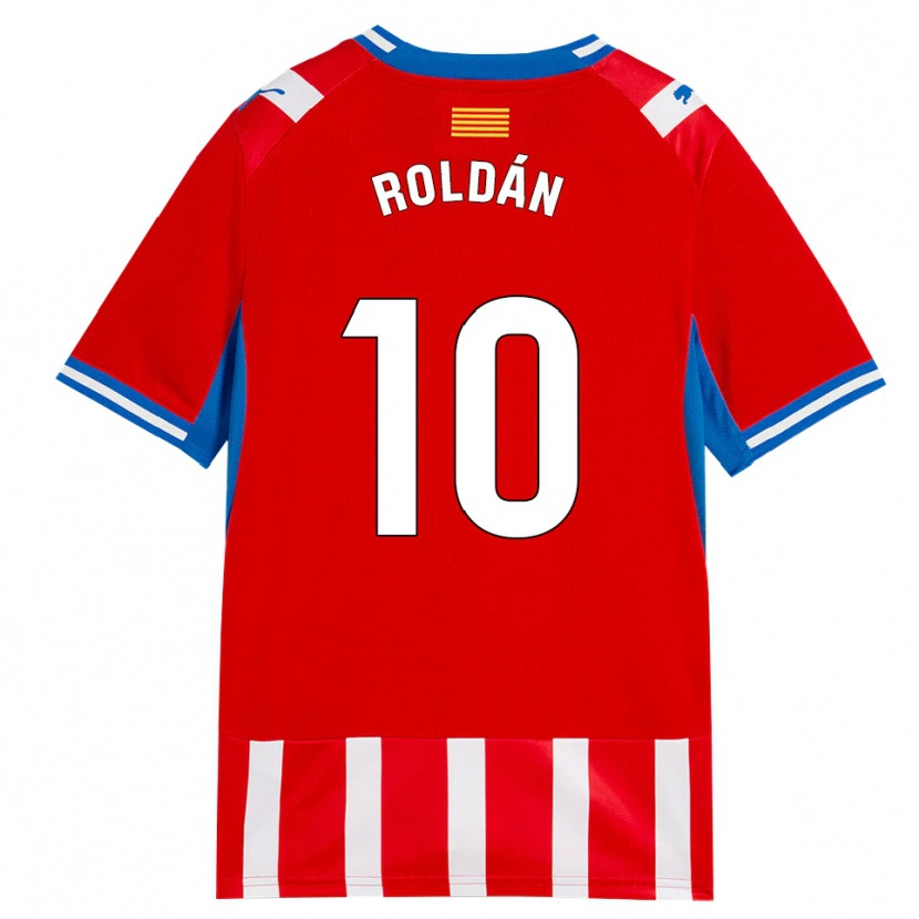 Danxen Niño Camiseta Marcos Roldán #10 Rojo Blanco Azul Cielo 1ª Equipación 2026/27 La Camisa México
