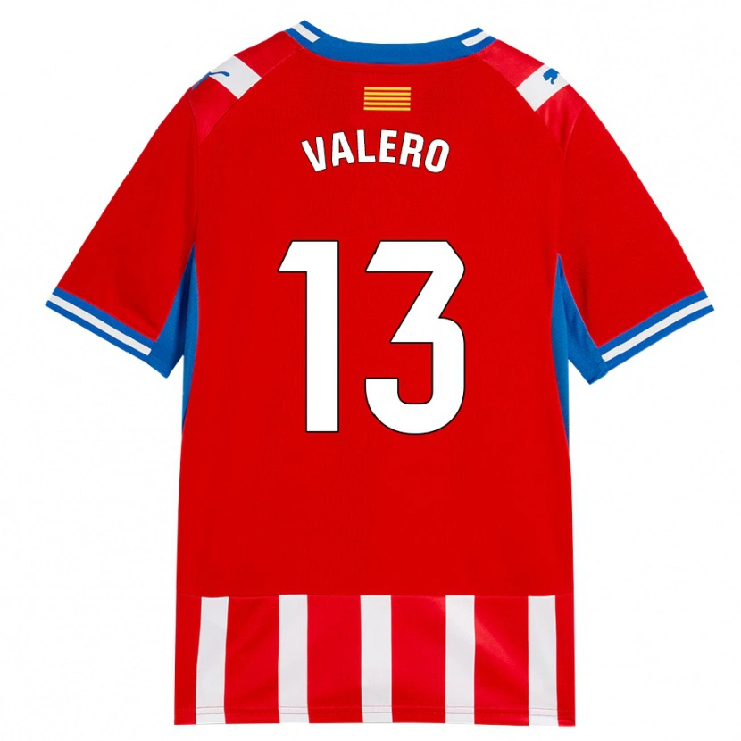 Danxen Niño Camiseta Eliana Valero #13 Rojo Blanco Azul Cielo 1ª Equipación 2026/27 La Camisa México