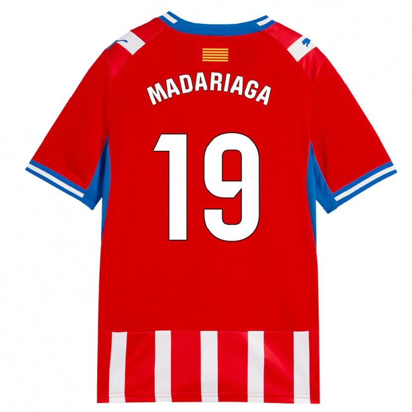Danxen Niño Camiseta Génesis Madariaga #19 Rojo Blanco Azul Cielo 1ª Equipación 2026/27 La Camisa México