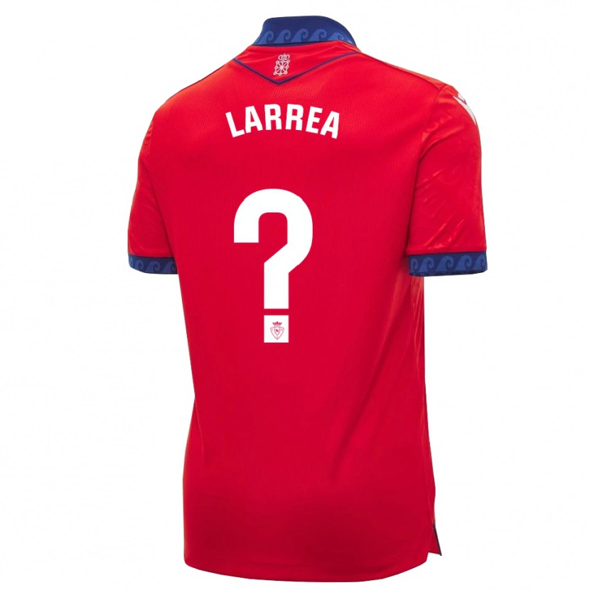 Danxen Niño Camiseta Unai Larrea #0 Rojo Azul Marino Blanco 1ª Equipación 2026/27 La Camisa México
