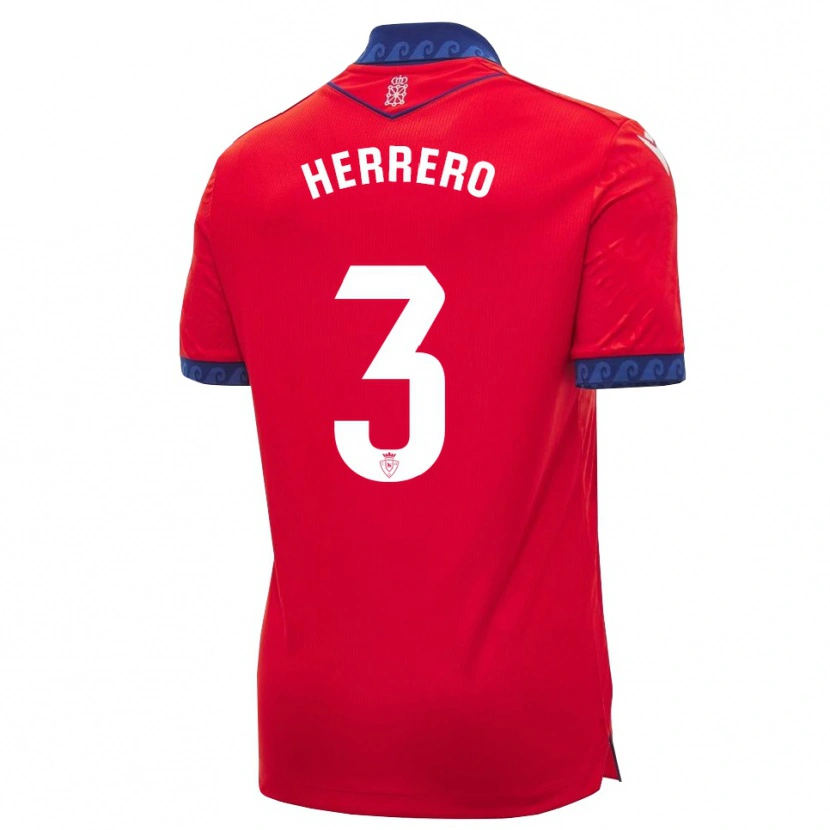Danxen Niño Camiseta Toni Herrero #3 Rojo Azul Marino Blanco 1ª Equipación 2026/27 La Camisa México