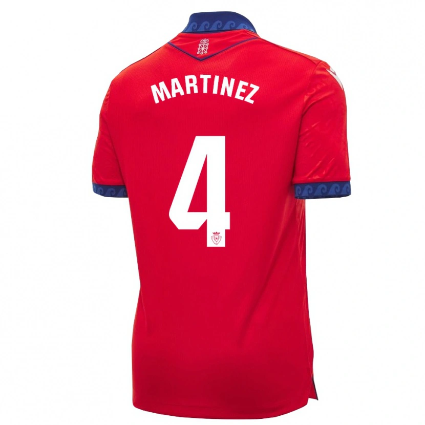 Danxen Niño Camiseta Vera Martínez Viota #4 Rojo Azul Marino Blanco 1ª Equipación 2026/27 La Camisa México