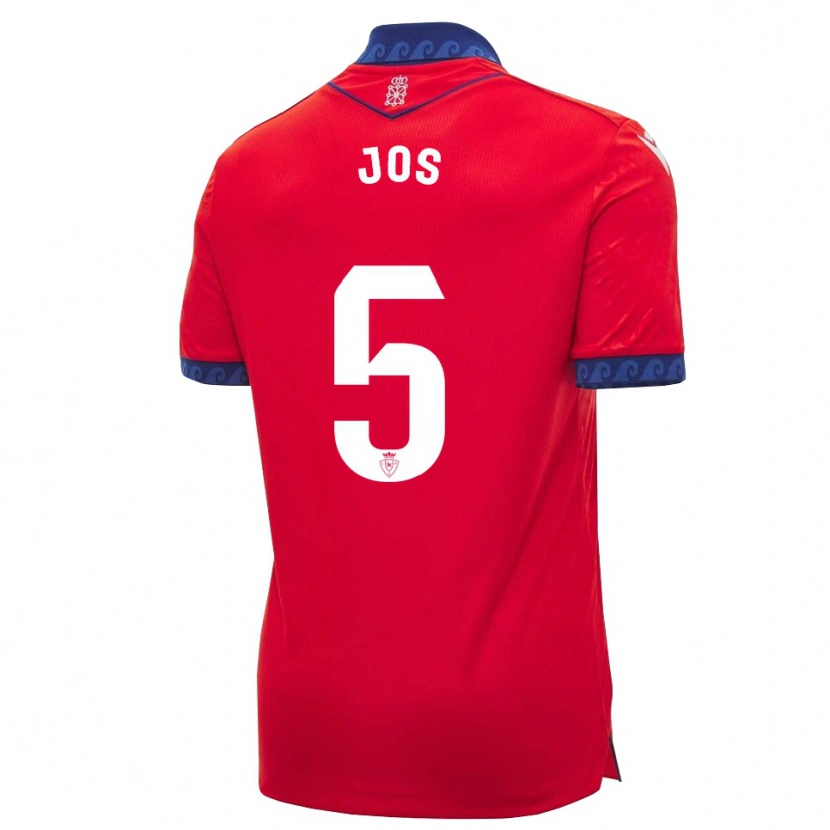 Danxen Niño Camiseta Josune Urdaniz Maurin #5 Rojo Azul Marino Blanco 1ª Equipación 2026/27 La Camisa México
