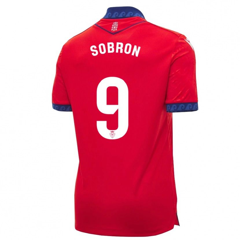 Danxen Niño Camiseta Carmen Sobrón Olarte #9 Rojo Azul Marino Blanco 1ª Equipación 2026/27 La Camisa México