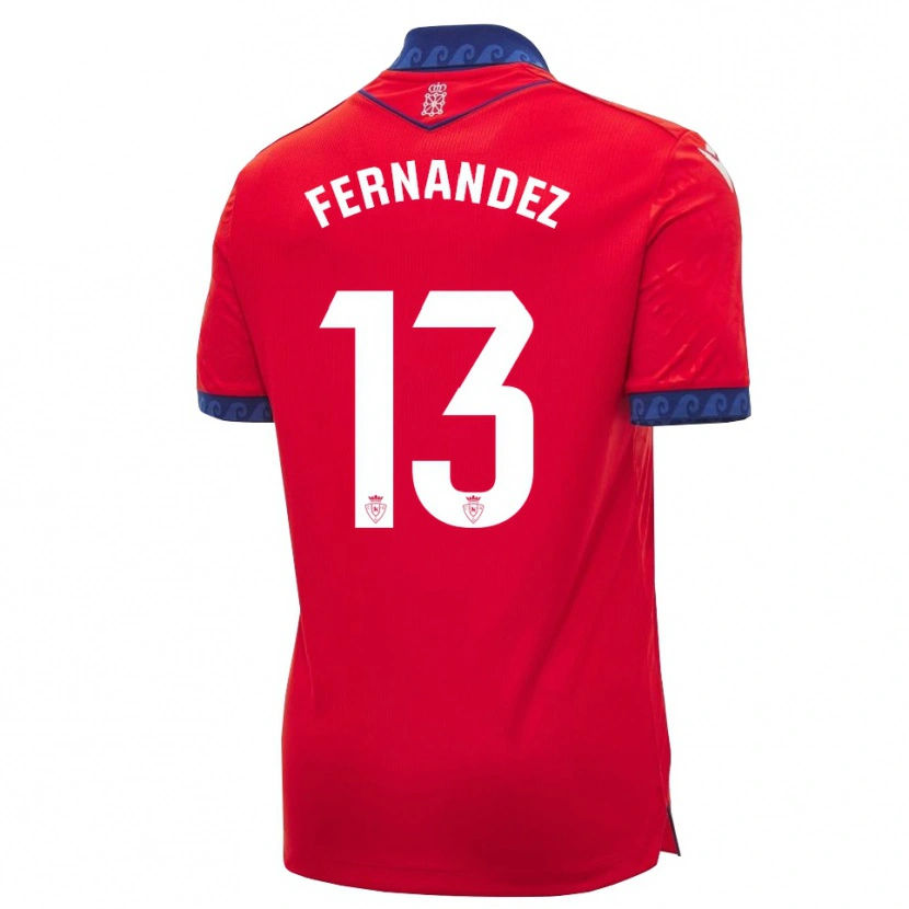Danxen Niño Camiseta Aitor Fernández #13 Rojo Azul Marino Blanco 1ª Equipación 2026/27 La Camisa México
