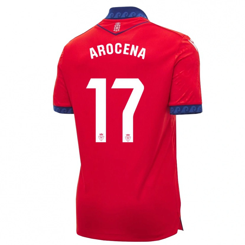 Danxen Niño Camiseta Asier Arocena #17 Rojo Azul Marino Blanco 1ª Equipación 2026/27 La Camisa México