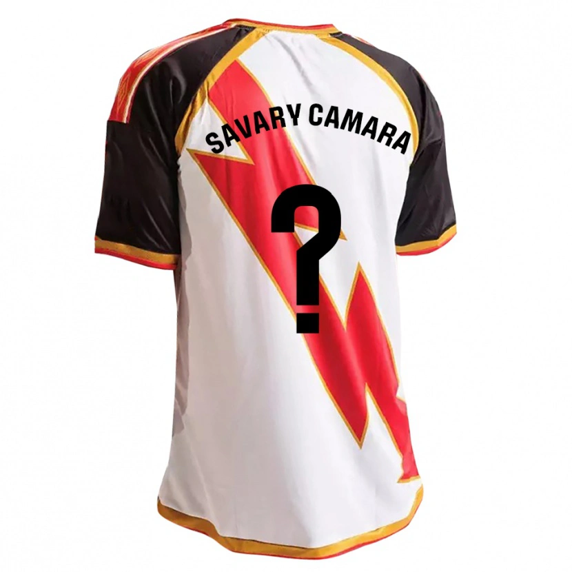 Danxen Niño Camiseta Isaac Savary Camara #0 Negro Rojo Blanco Oro 1ª Equipación 2026/27 La Camisa México
