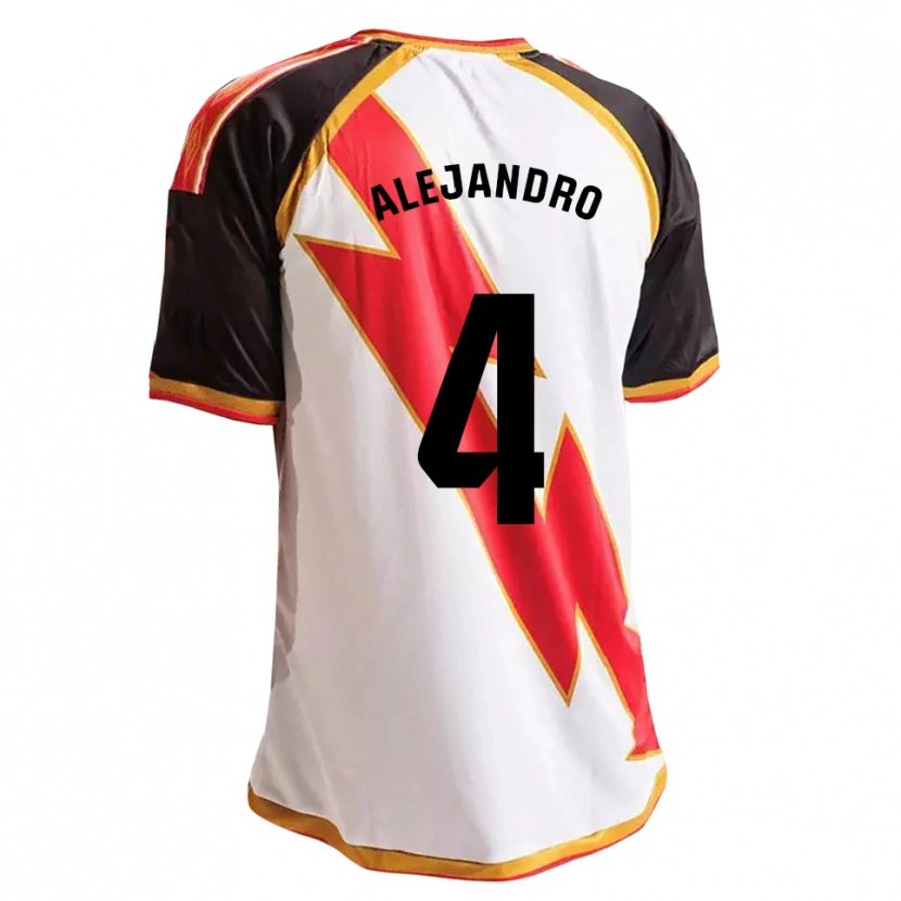 Danxen Niño Camiseta Alejandro López #4 Negro Rojo Blanco Oro 1ª Equipación 2026/27 La Camisa México