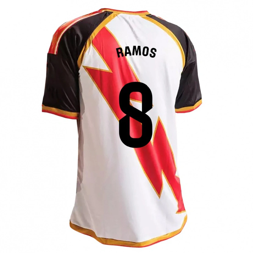 Danxen Niño Camiseta Iván Ramos #8 Negro Rojo Blanco Oro 1ª Equipación 2026/27 La Camisa México