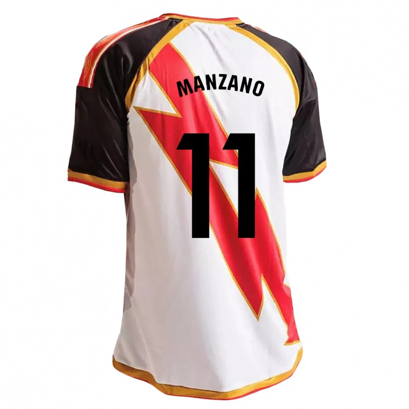 Danxen Niño Camiseta Sergio Manzano #11 Negro Rojo Blanco Oro 1ª Equipación 2026/27 La Camisa México