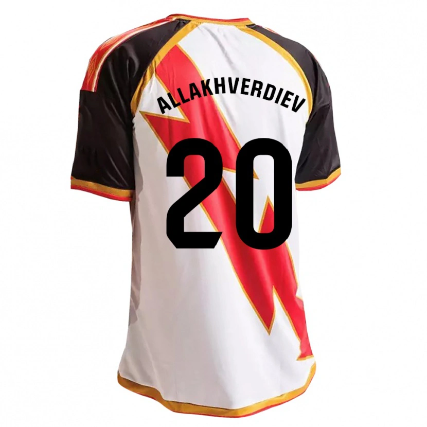 Danxen Niño Camiseta Raul Allakhverdiev #20 Negro Rojo Blanco Oro 1ª Equipación 2026/27 La Camisa México