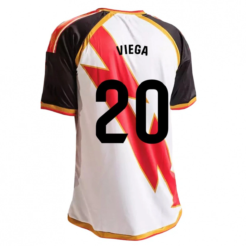 Danxen Niño Camiseta David Viega #20 Negro Rojo Blanco Oro 1ª Equipación 2026/27 La Camisa México