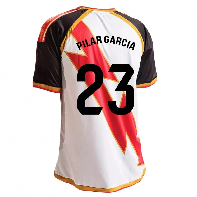 Danxen Niño Camiseta María Pilar García Villalba #23 Negro Rojo Blanco Oro 1ª Equipación 2026/27 La Camisa México