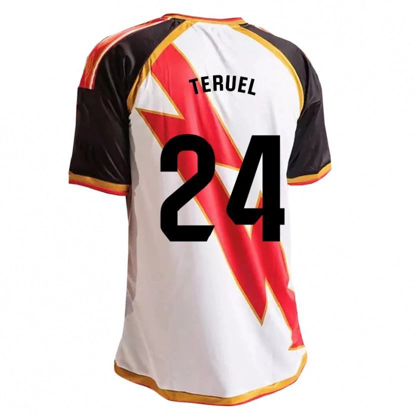 Danxen Niño Camiseta Laura Teruel Montero #24 Negro Rojo Blanco Oro 1ª Equipación 2026/27 La Camisa México