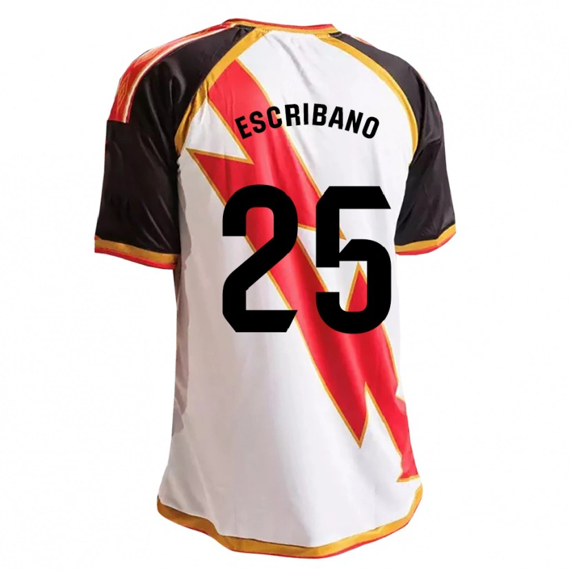 Danxen Niño Camiseta Francisco Escribano #25 Negro Rojo Blanco Oro 1ª Equipación 2026/27 La Camisa México