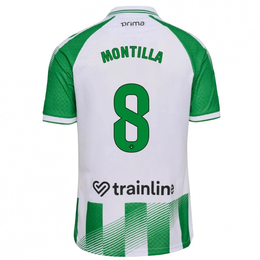 Danxen Niño Camiseta Natalia Montilla #8 Verde Claro Negro Blanco 1ª Equipación 2026/27 La Camisa México