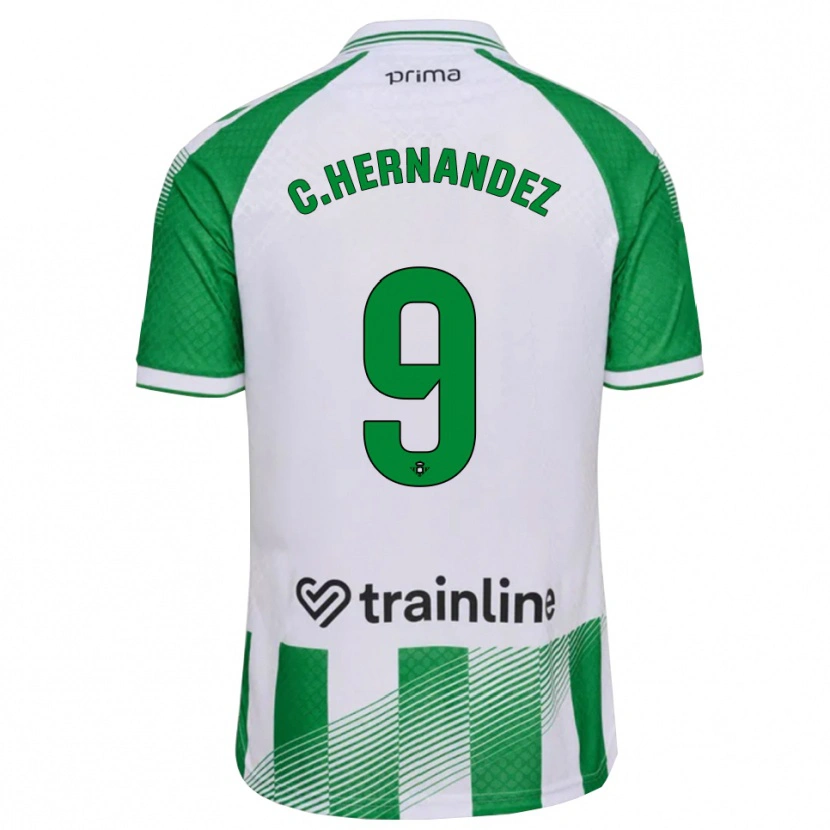 Danxen Niño Camiseta Cucho Hernández #9 Verde Claro Negro Blanco 1ª Equipación 2026/27 La Camisa México