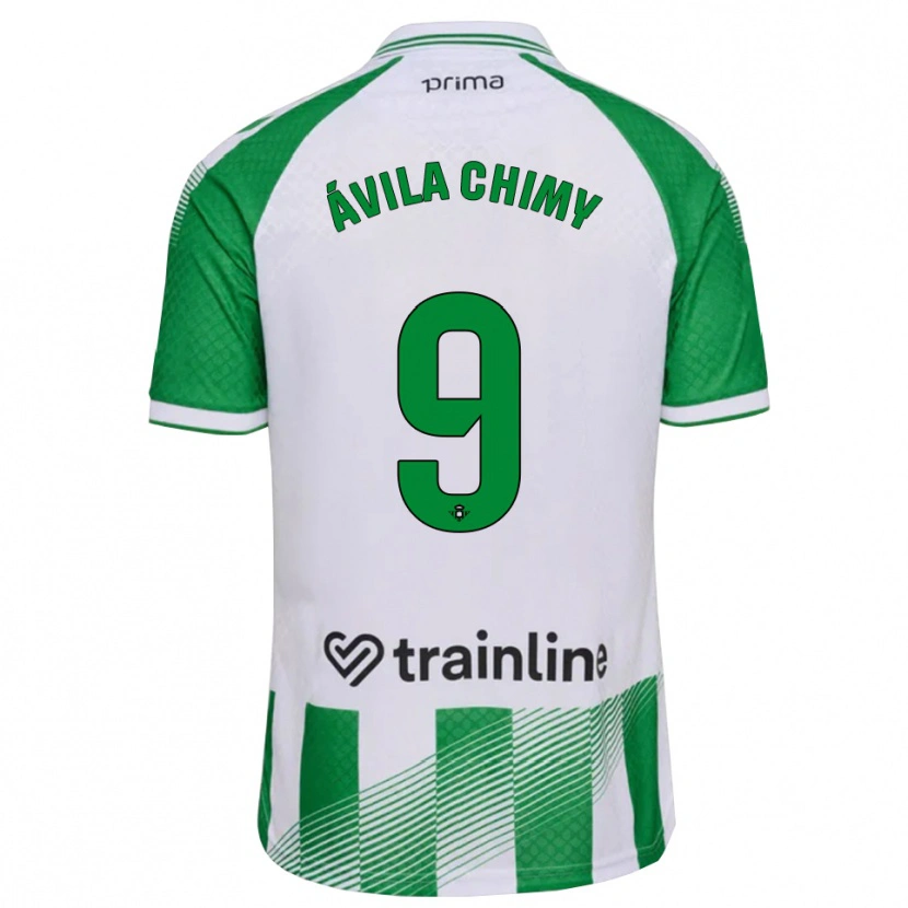 Danxen Niño Camiseta Chimy Ávila #9 Verde Claro Negro Blanco 1ª Equipación 2026/27 La Camisa México