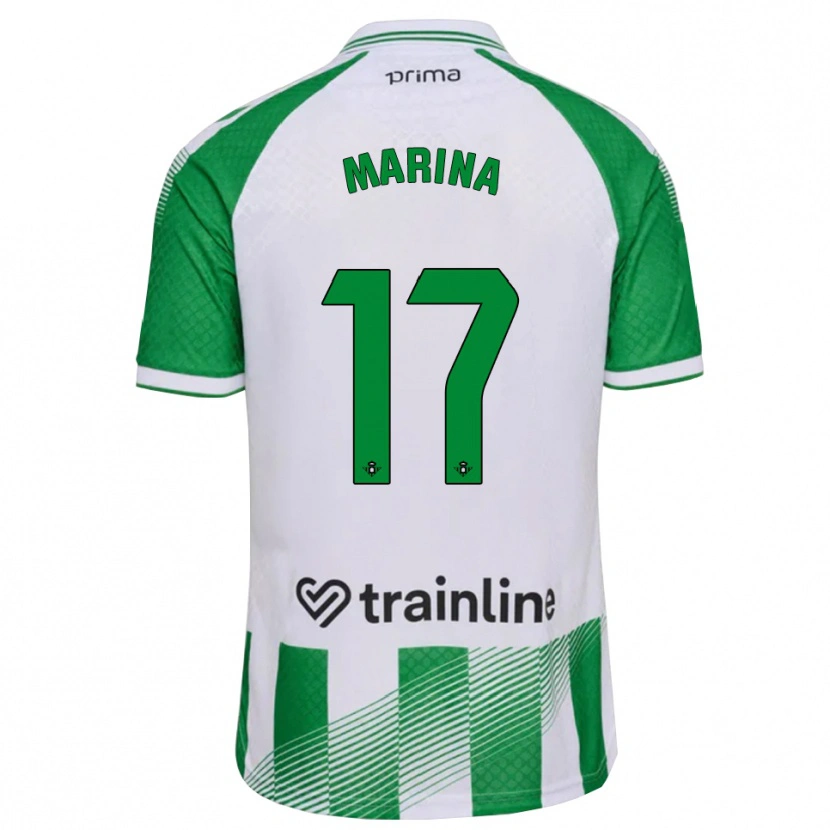 Danxen Niño Camiseta Rodrigo Marina #17 Verde Claro Negro Blanco 1ª Equipación 2026/27 La Camisa México
