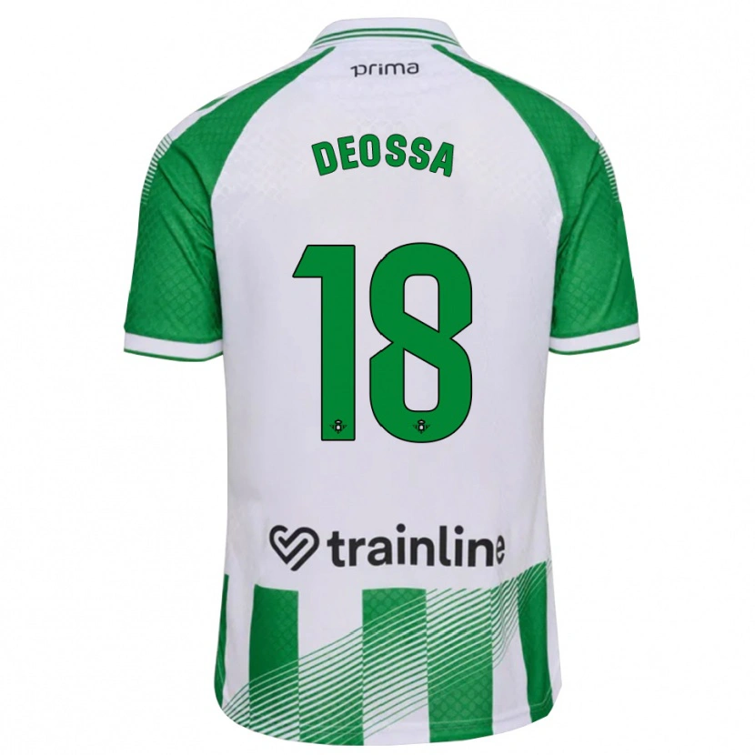 Danxen Niño Camiseta Nelson Deossa #18 Verde Claro Negro Blanco 1ª Equipación 2026/27 La Camisa México